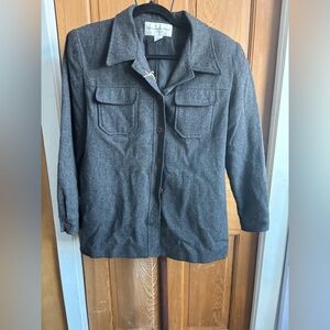 Charcoal Utility Jacket for Women